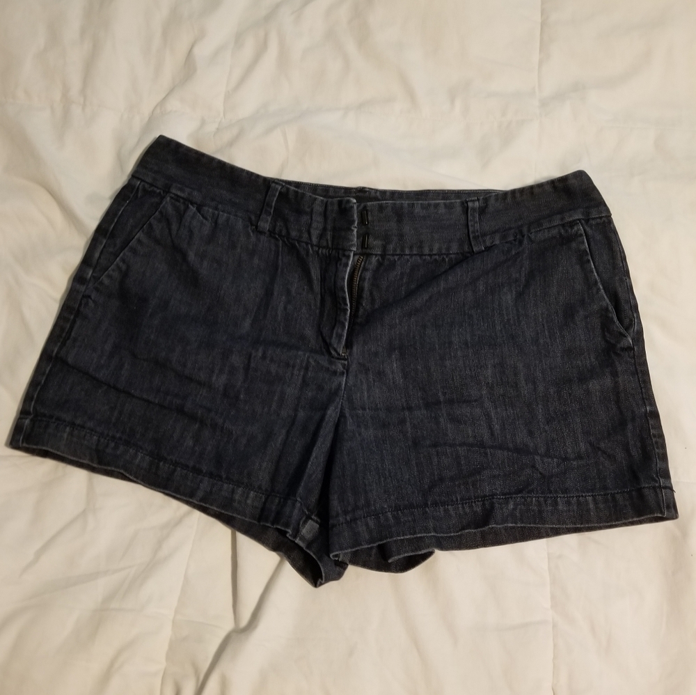 Dark blue jean shorts